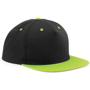 Beechfield Men's 5 Panel Contrast Snapback Cap Pack of 2 in Jet Black Jet Black One Size Beechfield Men's 5 Panel Contrast Snapback Cap Pack of 2 in Jet Black Jet Black One Size