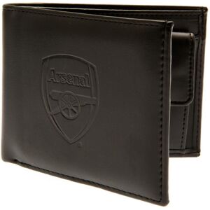 Arsenal FC Men's Debossed Wallet in Brown Brown One Size Arsenal FC Men's Debossed Wallet in Brown Brown One Size