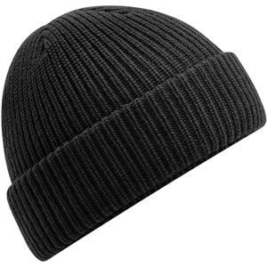 Beechfield Men's Water Repellent Elements Beanie in Black Black One Size Beechfield Men's Water Repellent Elements Beanie in Black Black One Size