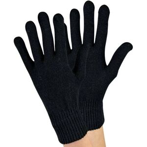 Sock Snob Women's Knitted Magic Thermal Wool Gloves for Cold Weather in Black Black One Size Sock Snob Women's Knitted Magic Thermal Wool Gloves for Cold Weather in Black Black One Size