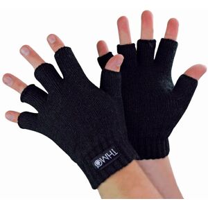 THMO Boy's 3M Thinsulate Fleece Lined Fingerless Gloves for Winter in Black Size: 12-13 Years Black 12-13 Years THMO Boy's 3M Thinsulate Fleece Lined Fingerless Gloves for Winter in Black Size: 12-13 Years Black 12-13 Years
