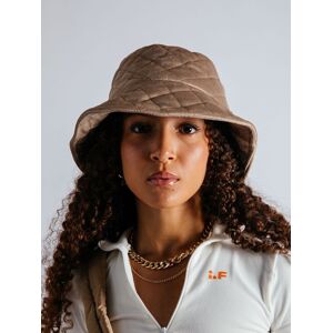 SVNX Women's Beige Quilted Bucket Hat Beige One Size SVNX Women's Beige Quilted Bucket Hat Beige One Size