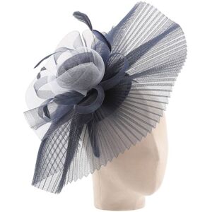 PEACH ACCESSORIES Women's Swirling Ribbons Fascinator in Navy Navy One Size PEACH ACCESSORIES Women's Swirling Ribbons Fascinator in Navy Navy One Size