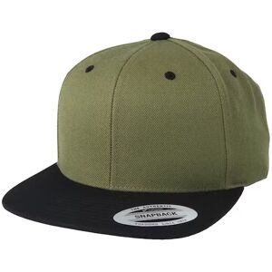 Yupoong The Classic Premium Snapback 2-Tone Cap Olive/Black - Cap Yupoong The Classic Premium Snapback 2-Tone Cap Olive/Black - Cap