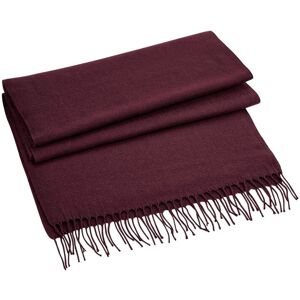 Beechfield Men's Classic Woven Scarf in Burgundy Burgundy One Size Beechfield Men's Classic Woven Scarf in Burgundy Burgundy One Size