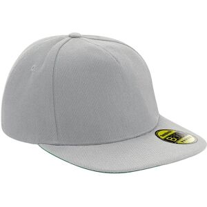 Beechfield Men's Original Flat Peak Snapback Cap in Light Grey Light Grey One Size Beechfield Men's Original Flat Peak Snapback Cap in Light Grey Light Grey One Size