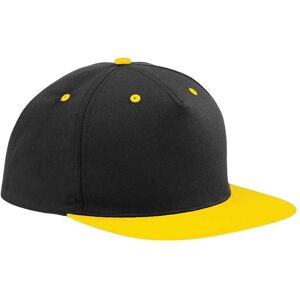 Beechfield Women's Contrast 5 Panel Snapback Cap in Yellow Yellow One Size Beechfield Women's Contrast 5 Panel Snapback Cap in Yellow Yellow One Size