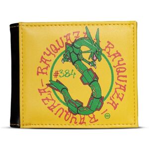 Pokemon Rayquaza #384 Graphic Print Bi-fold Wallet, Male, Yellow/Black (MW861581POK) Multicolor One Size Pokemon Rayquaza #384 Graphic Print Bi-fold Wallet, Male, Yellow/Black (MW861581POK) Multicolor One Size