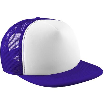 Beechfield Vintage Plain Snap-Back Trucker Cap - Cap Beechfield Vintage Plain Snap-Back Trucker Cap - Cap