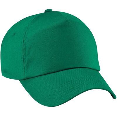 Beechfield Unisex Kelly Green 5 Panel Baseball Cap - Baseball Cap Beechfield Unisex Kelly Green 5 Panel Baseball Cap - Baseball Cap