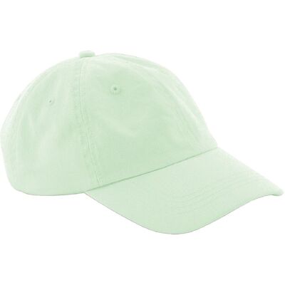 Beechfield Unisex Low Profile 6 Panel Dad Cap Pastel Mint - Cap Beechfield Unisex Low Profile 6 Panel Dad Cap Pastel Mint - Cap