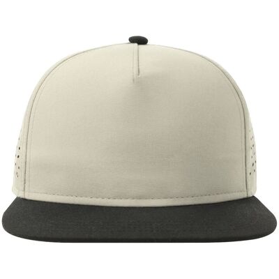 Atlantis Unisex Adult Bank 5 Panel Recycled Snapback Cap Light Grey - Cap Atlantis Unisex Adult Bank 5 Panel Recycled Snapback Cap Light Grey - Cap