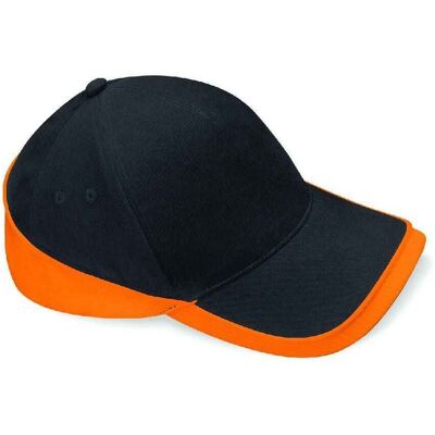 Beechfield Teamwear Competition Cap Black/Orange - Cap Beechfield Teamwear Competition Cap Black/Orange - Cap