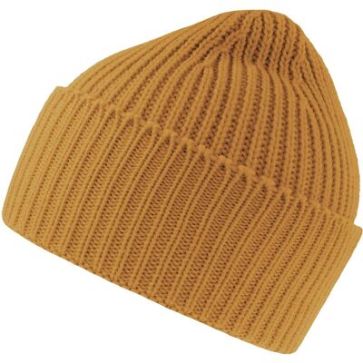 Atlantis Mustard Unisex Adult Oak Chunky Knit Beanie - Beanie Atlantis Mustard Unisex Adult Oak Chunky Knit Beanie - Beanie