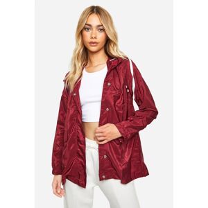 boohoo Hooded Contrast Trim Mac