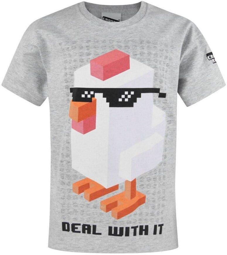 Vanilla Underground Crossy Road Official Deal With It Short Sleeved T-Shirt