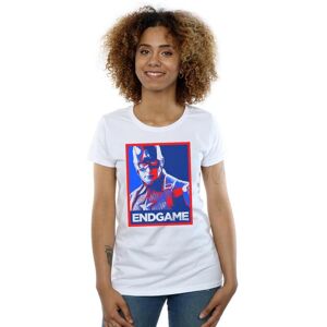 Marvel Avengers Endgame Captain America Poster Cotton T-Shirt