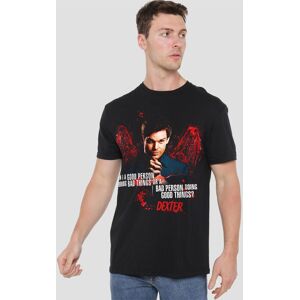 Paramount Home Entertainment Dexter Good Bad Unisex T-Shirt, Black Size: 3XL Black 3XL Paramount Home Entertainment Dexter Good Bad Unisex T-Shirt, Black Size: 3XL Black 3XL