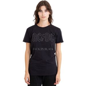 AC/DC Men's Back In, Black, S S T-Shirt, Black Size: 2XL Black 2XL AC/DC Men's Back In, Black, S S T-Shirt, Black Size: 2XL Black 2XL