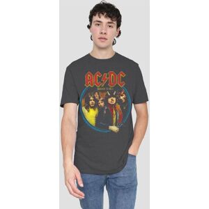 AC/DC Men's Highway To Hell T-Shirt-Charcoal in Charcoal Size: XL Charcoal XL AC/DC Men's Highway To Hell T-Shirt-Charcoal in Charcoal Size: XL Charcoal XL