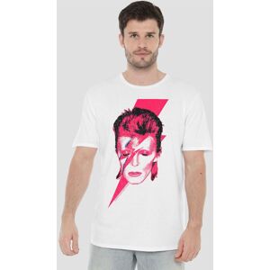 David Bowie Men's Aladdin Sane T-Shirt, White Size: 5XL White 5XL David Bowie Men's Aladdin Sane T-Shirt, White Size: 5XL White 5XL