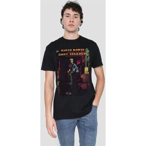 David Bowie Men's Ziggy Stardust Album T-Shirt, Black Size: XL Black XL David Bowie Men's Ziggy Stardust Album T-Shirt, Black Size: XL Black XL