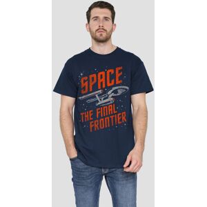 Star Trek Men's Space Travel T-Shirt, Navy Size: 2XL Navy 2XL Star Trek Men's Space Travel T-Shirt, Navy Size: 2XL Navy 2XL