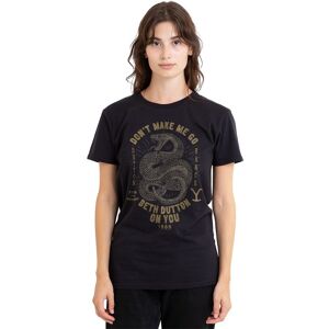 Yellowstone Men's Beth Dutton T-Shirt, Black Size: 2XL Black 2XL Yellowstone Men's Beth Dutton T-Shirt, Black Size: 2XL Black 2XL