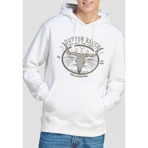 Yellowstone Men's Dutton Ranch Hoodie, White Size: 2XL White 2XL Yellowstone Men's Dutton Ranch Hoodie, White Size: 2XL White 2XL
