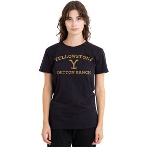 Yellowstone Men's Arched Logo T-Shirt, Black Size: Large Black L Yellowstone Men's Arched Logo T-Shirt, Black Size: Large Black L