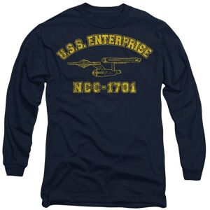 Star Trek Men's Enterprise Athletic Long Sleeve T-Shirt, Navy Size: 2XL Navy 2XL Star Trek Men's Enterprise Athletic Long Sleeve T-Shirt, Navy Size: 2XL Navy 2XL