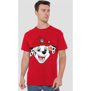 Paw Patrol Men's Marshall Grin T-Shirt, Red Size: 2XL Red 2XL Paw Patrol Men's Marshall Grin T-Shirt, Red Size: 2XL Red 2XL