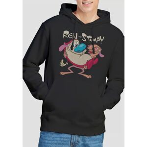 Paramount Home Entertainment Men's Ren & Stimpy Two Of A Kind Hoodie, Black Size: XL Black XL Paramount Home Entertainment Men's Ren & Stimpy Two Of A Kind Hoodie, Black Size: XL Black XL