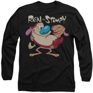 Paramount Home Entertainment Men's Ren & Stimpy Two Of A Kind Long Sleeve T-Shirt, Black Size: Small Black S Paramount Home Entertainment Men's Ren & Stimpy Two Of A Kind Long Sleeve T-Shirt, Black Size: Small Black S