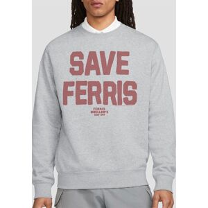 Paramount Home Entertainment Men's Ferris Bueller The Save Ferris Unisex Crew Sweatshirt, Athletic Heather in Light Grey Size: 2XL Light Grey 2XL Paramount Home Entertainment Men's Ferris Bueller The Save Ferris Unisex Crew Sweatshirt, Athletic Heather in Light Grey Size: 2XL Light Grey 2XL