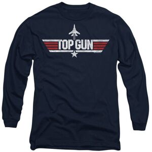 TOP GUN Men's Paramount, Logo Navy Long Sleeve T-Shirt, Navy Size: Small Navy S TOP GUN Men's Paramount, Logo Navy Long Sleeve T-Shirt, Navy Size: Small Navy S