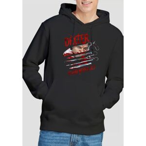Paramount Home Entertainment Men's Dexter Blood Never Lies Hoodie, Black Size: Medium Black M Paramount Home Entertainment Men's Dexter Blood Never Lies Hoodie, Black Size: Medium Black M