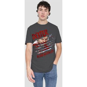 Paramount Home Entertainment Men's Dexter Blood Never Lies T-Shirt, Charcoal Size: 3XL Charcoal 3XL Paramount Home Entertainment Men's Dexter Blood Never Lies T-Shirt, Charcoal Size: 3XL Charcoal 3XL