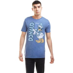 Disney Men's Mickey & Friends Donald Duck Play It Cool T-Shirt in Indigo Size: Medium Indigo M Disney Men's Mickey & Friends Donald Duck Play It Cool T-Shirt in Indigo Size: Medium Indigo M