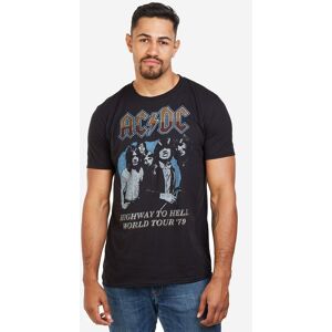 AC/DC Men's Highway World Tour 79' T-Shirt in Black Size: 2XL Black 2XL AC/DC Men's Highway World Tour 79' T-Shirt in Black Size: 2XL Black 2XL