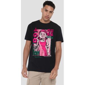 Squid Game Men's YOUNG-EE COMIC ANIME T-Shirt, Black Size: Large Black L Squid Game Men's YOUNG-EE COMIC ANIME T-Shirt, Black Size: Large Black L
