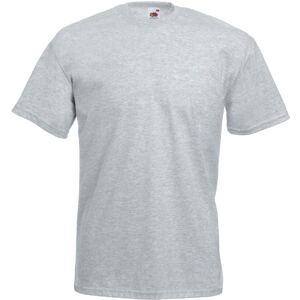 Fruit of the Loom Men's Valueweight Short Sleeve T-Shirt in Grey Size: 4XL Grey 4XL Fruit of the Loom Men's Valueweight Short Sleeve T-Shirt in Grey Size: 4XL Grey 4XL