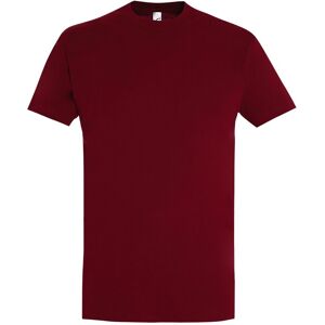 SOL'S Men's Imperial Heavyweight Short Sleeve T-Shirt in Dark Red Size: Medium Dark Red M SOL'S Men's Imperial Heavyweight Short Sleeve T-Shirt in Dark Red Size: Medium Dark Red M