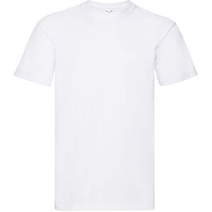 Fruit of the Loom Men's Super Premium Short Sleeve Crew Neck T-Shirt in White Size: Large White L Fruit of the Loom Men's Super Premium Short Sleeve Crew Neck T-Shirt in White Size: Large White L
