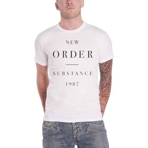 New Order Substance 1987 T-Shirt in White Size: 2XL White 2XL New Order Substance 1987 T-Shirt in White Size: 2XL White 2XL