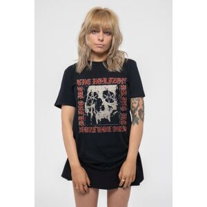Bring Me The Horizon Metal Skull T-Shirt in Black Size: Large Black L Bring Me The Horizon Metal Skull T-Shirt in Black Size: Large Black L