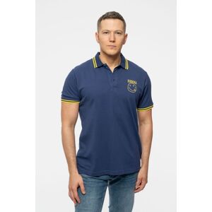 Nirvana Grunge Smile Polo Shirt in Navy Size: Medium Navy M Nirvana Grunge Smile Polo Shirt in Navy Size: Medium Navy M