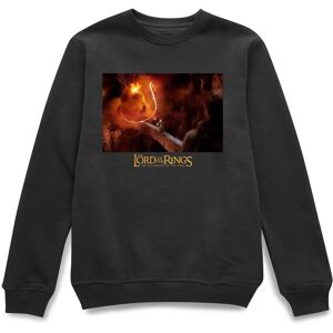 Lord of the Rings Official You Shall Not Pass Sweatshirt - Black in White Size: Medium White M Lord of the Rings Official You Shall Not Pass Sweatshirt - Black in White Size: Medium White M