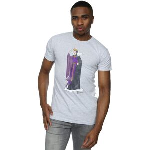 Disney Men's Snow White Classic Evil Queen Grimhilde T-Shirt in Grey Size: Small Grey S Disney Men's Snow White Classic Evil Queen Grimhilde T-Shirt in Grey Size: Small Grey S