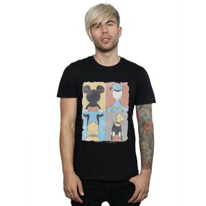 Disney Men's Mickey Mouse Four Backs T-Shirt in Black Size: 2XL Black 2XL Disney Men's Mickey Mouse Four Backs T-Shirt in Black Size: 2XL Black 2XL